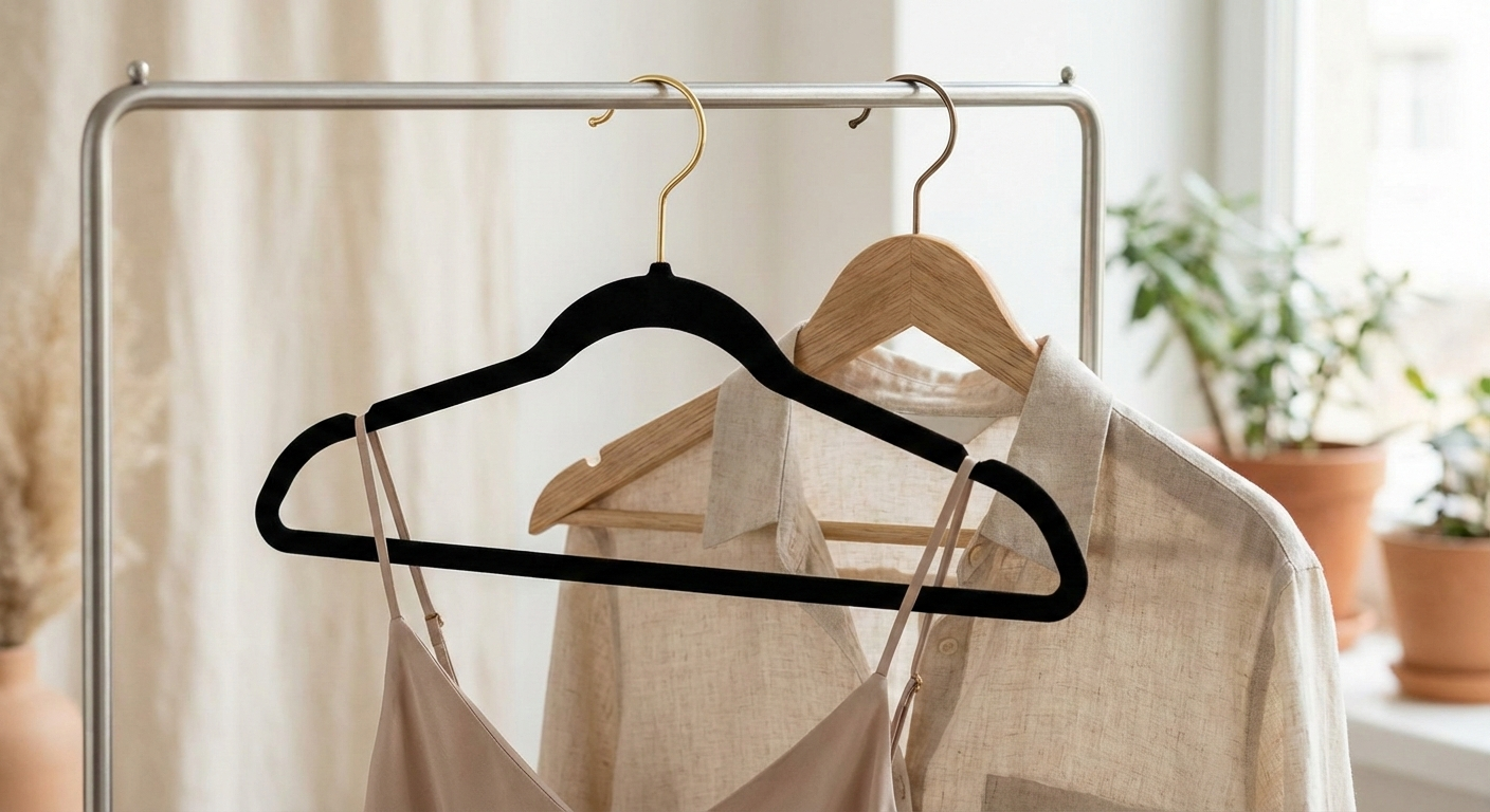 Slim Velvet Clothes Hanger