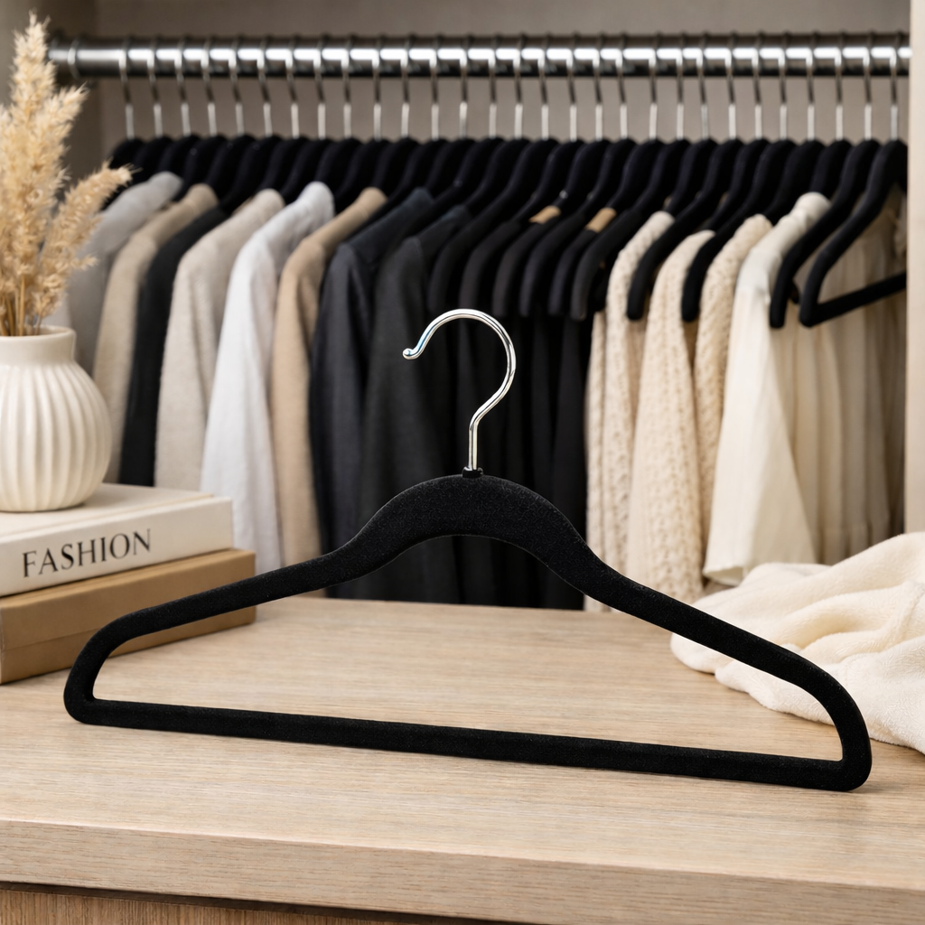 Slim Velvet Clothes Hanger
